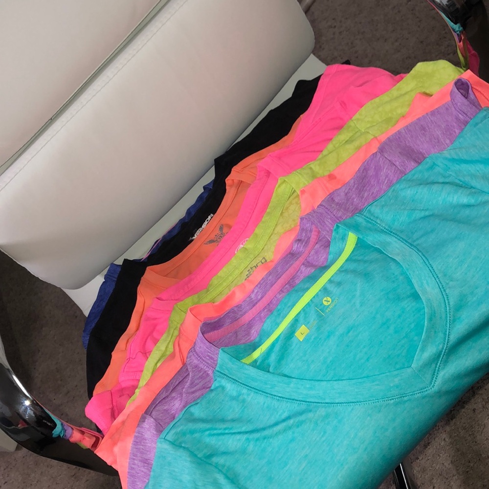 Set of 8 Solid color shirts